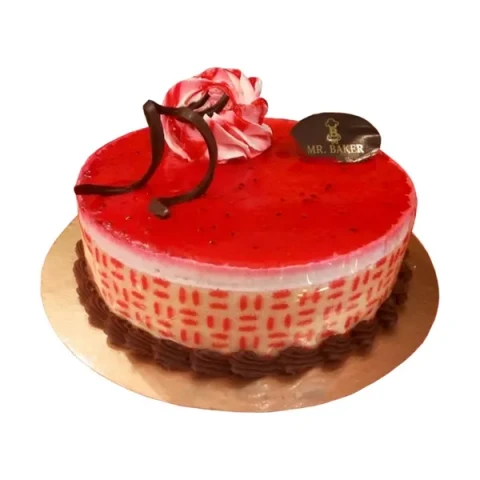 Send Strawberry Mousse Round Cake to Bangladesh