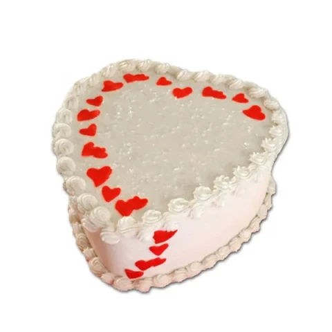 Send Vanilla Heart Cake to Bangladesh