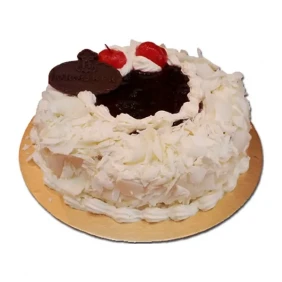 Send White Forest Round Cake to Bangladesh