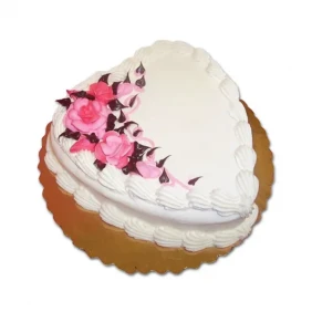 Send Vanilla Heart Cake to Bangladesh